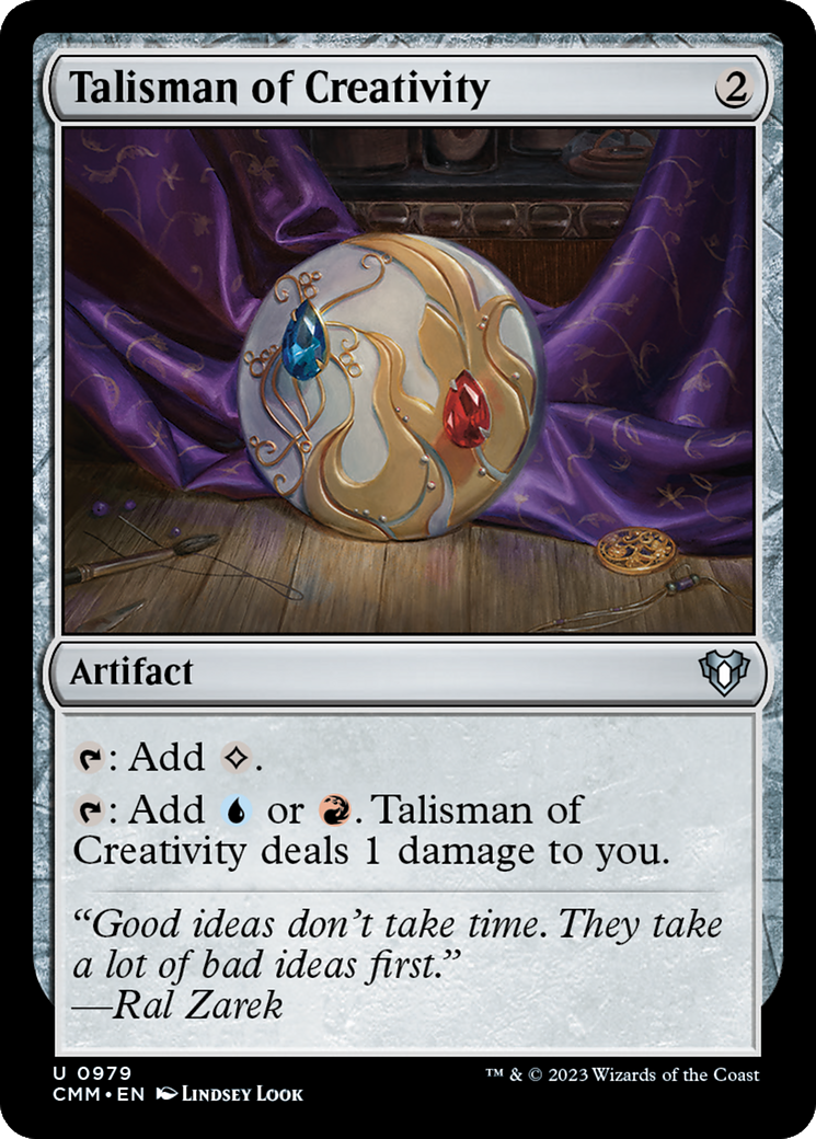 Talisman of Creativity [Commander Masters] | The Time Vault CA
