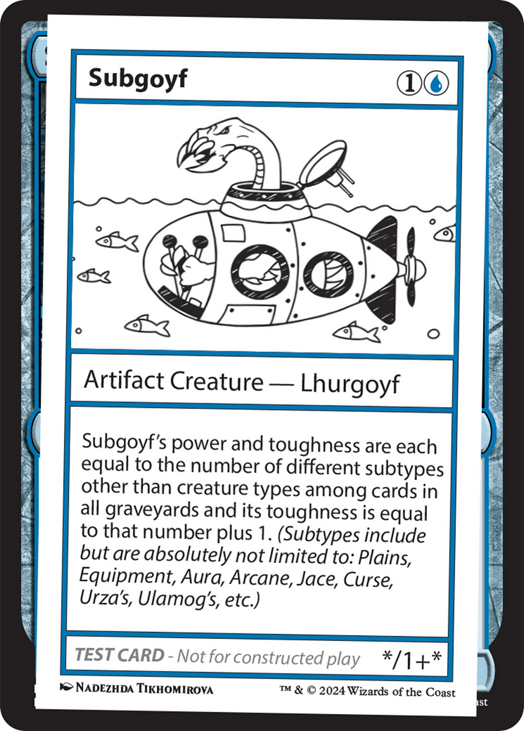 Subgoyf [Mystery Booster 2 Playtest Cards] | The Time Vault CA