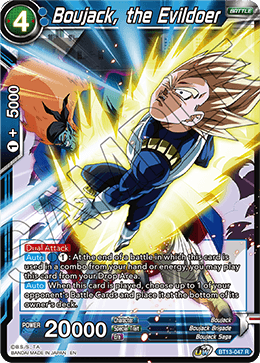 Boujack, the Evildoer (Rare) (BT13-047) [Supreme Rivalry] | The Time Vault CA