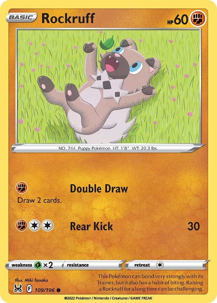 Rockruff (109/196) [Sword & Shield: Lost Origin] | The Time Vault CA