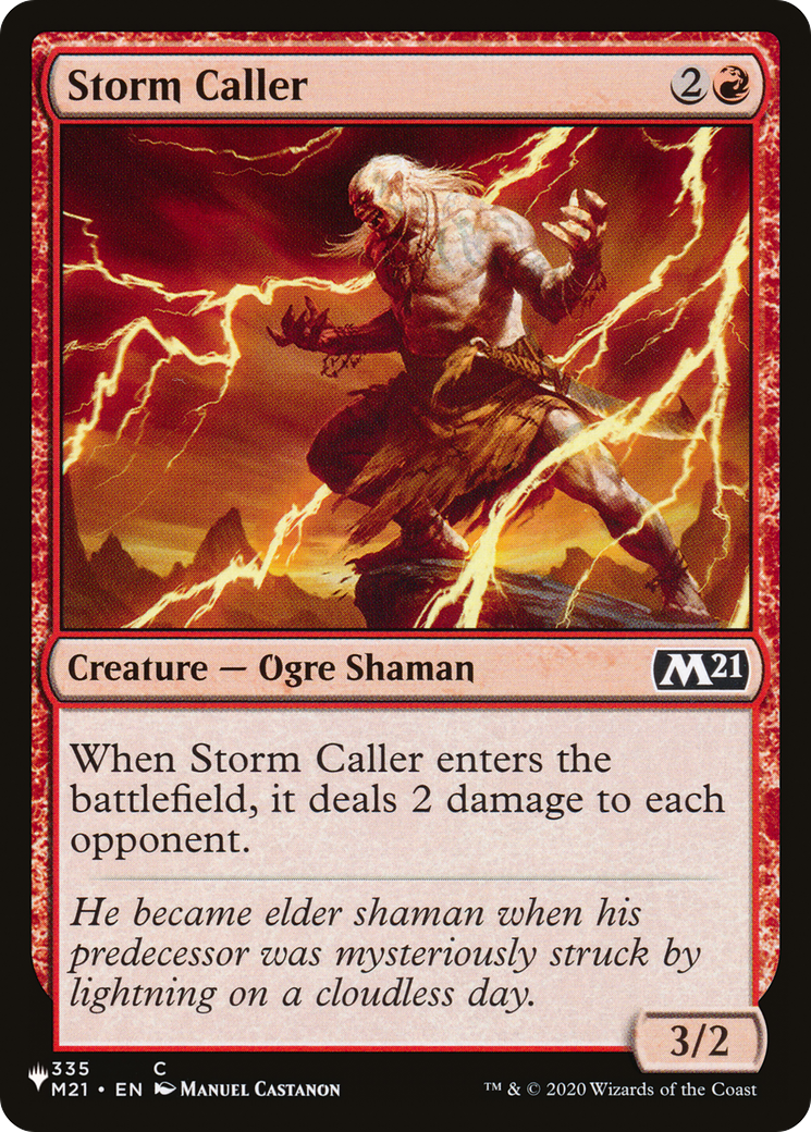 Storm Caller [The List] | The Time Vault CA