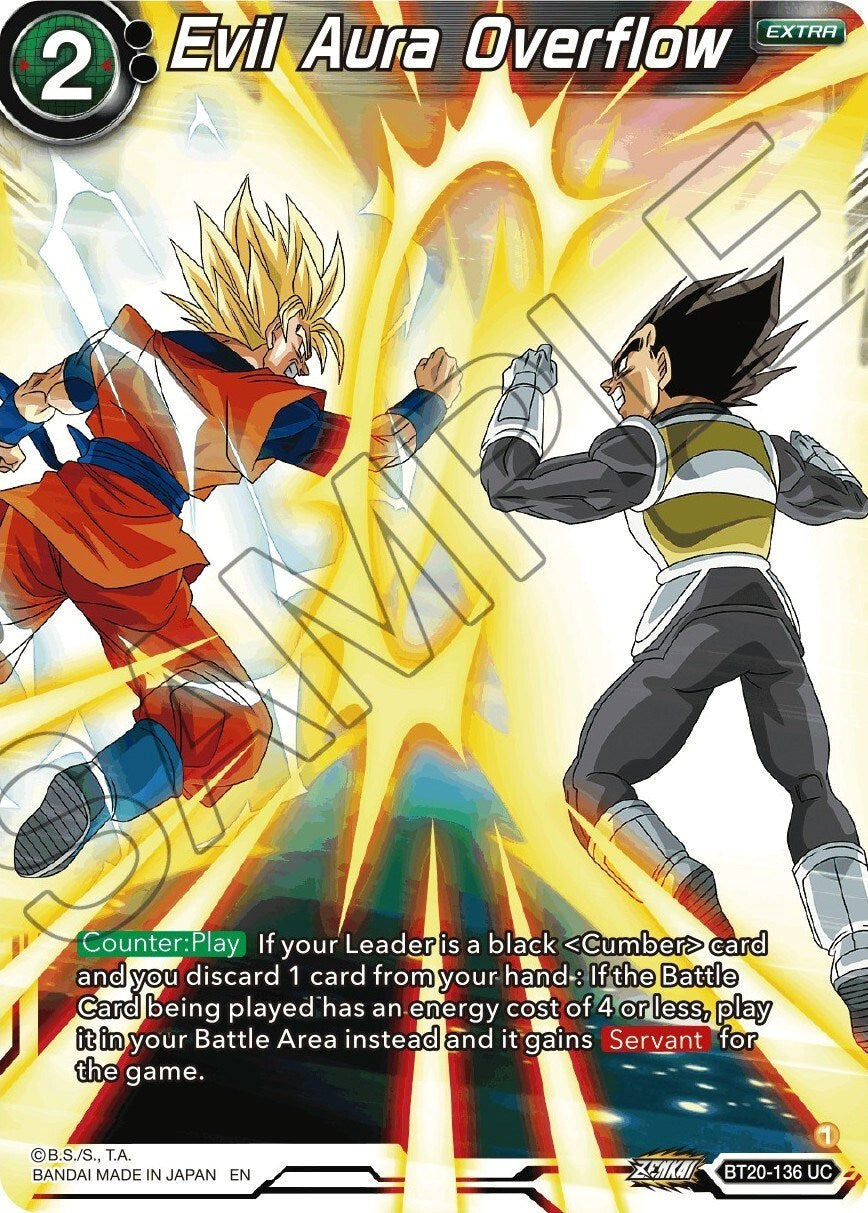 Evil Aura Overflow (BT20-136) [Power Absorbed] | The Time Vault CA