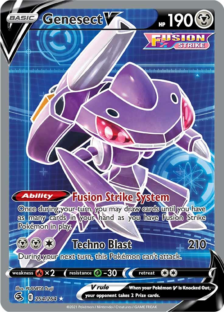 Genesect V (254/264) [Sword & Shield: Fusion Strike] | The Time Vault CA