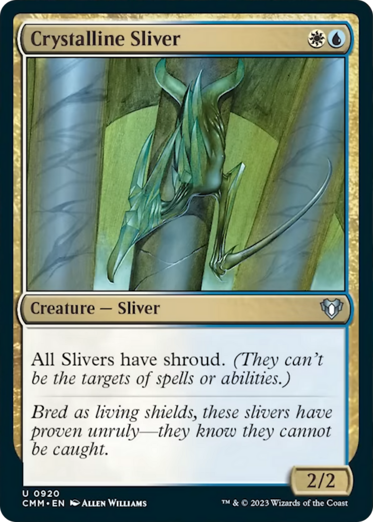 Crystalline Sliver [Commander Masters] | The Time Vault CA