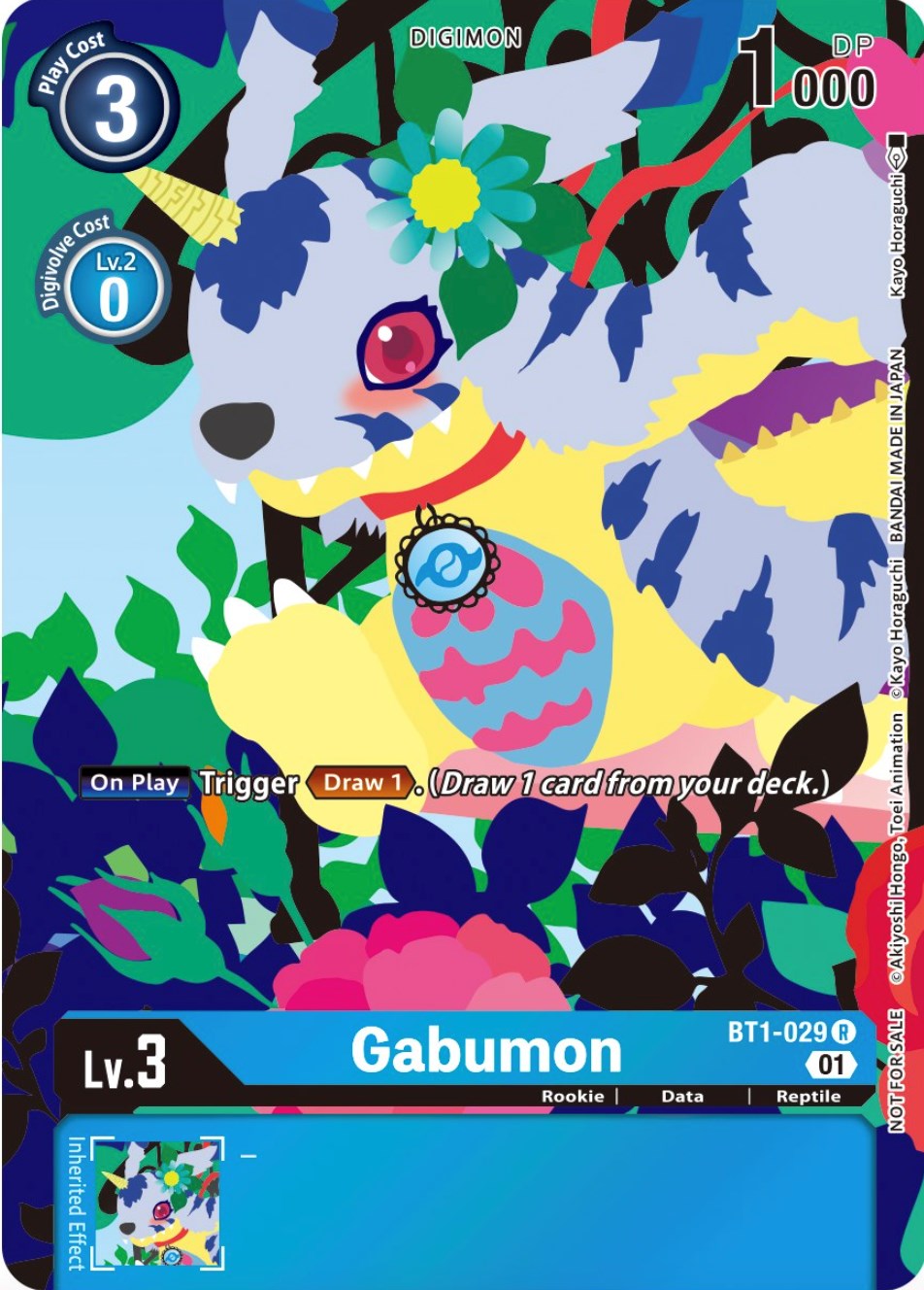 Gabumon [BT1-029] (Tamer's Card Set 2 Floral Fun) [Release Special Booster Promos] | The Time Vault CA