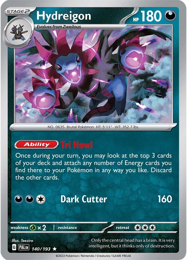 Hydreigon (140/193) [Scarlet & Violet: Paldea Evolved] | The Time Vault CA