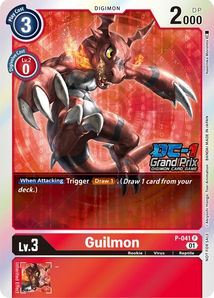 Guilmon [P-041] (Grand Prix 2022) [Promotional Cards] | The Time Vault CA