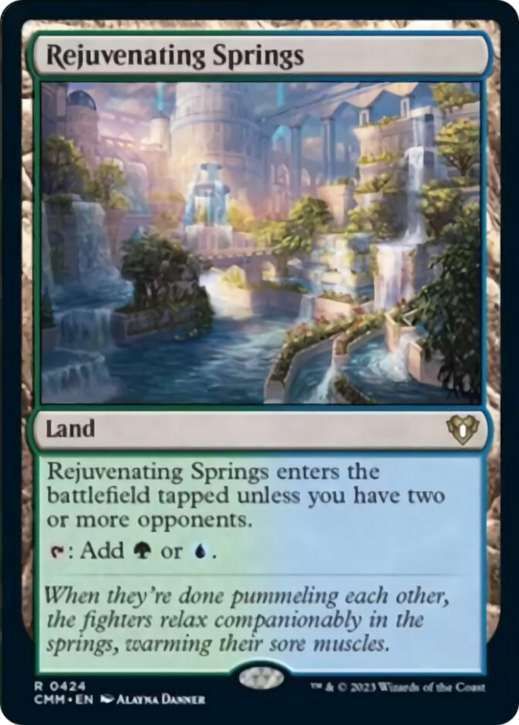 Rejuvenating Springs [Commander Masters] | The Time Vault CA