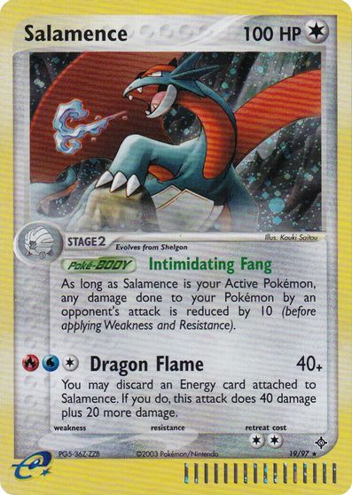 Salamence (19/97) (League Promo 2004) [League & Championship Cards] | The Time Vault CA