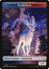 Elemental (09) // Dinosaur Double-Sided Token [March of the Machine Tokens] | The Time Vault CA