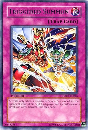 Triggered Summon [FOTB-EN046] Rare | The Time Vault CA