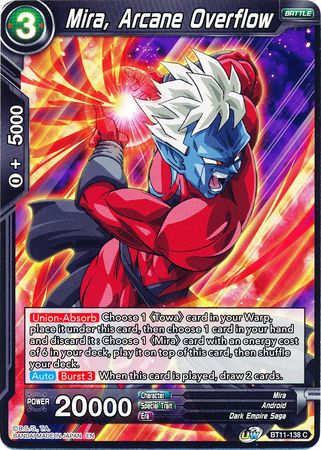 Mira, Arcane Overflow (BT11-138) [Vermilion Bloodline] | The Time Vault CA