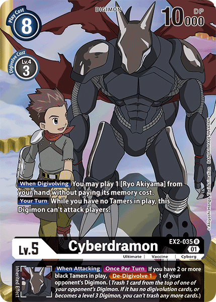 Cyberdramon [EX2-035] (Alternate Art) [Digital Hazard] | The Time Vault CA