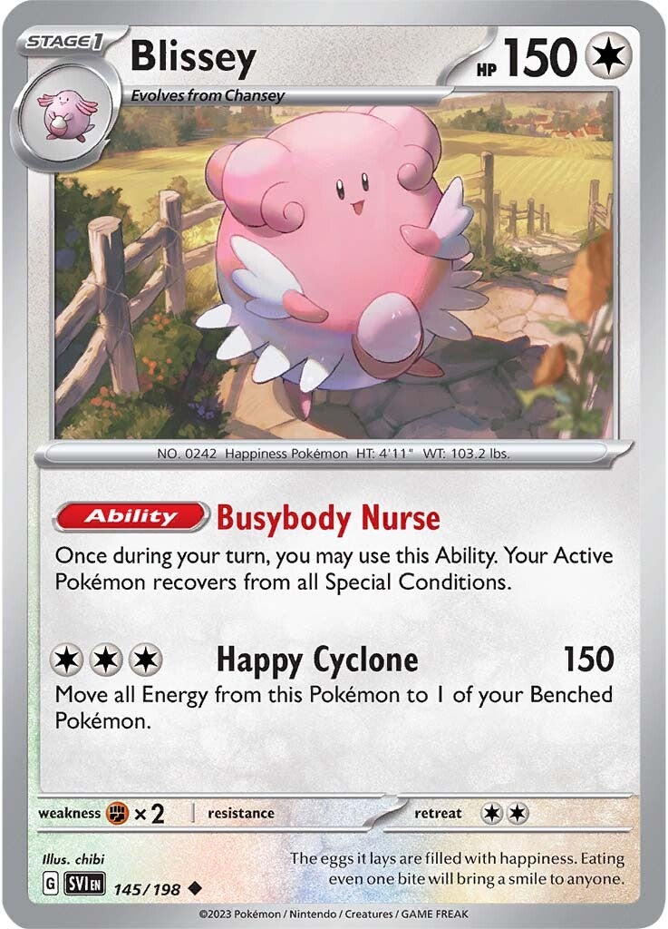 Blissey (145/198) [Scarlet & Violet: Base Set] | The Time Vault CA