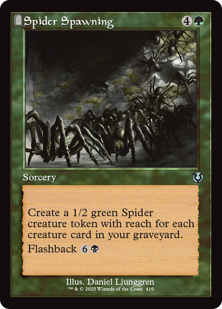 Spider Spawning (Retro Frame) [Innistrad Remastered] | The Time Vault CA