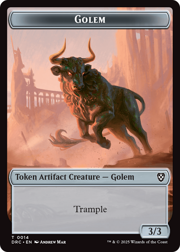 Golem (0014) // Golem (0015) Double-Sided Token [Aetherdrift Tokens] | The Time Vault CA