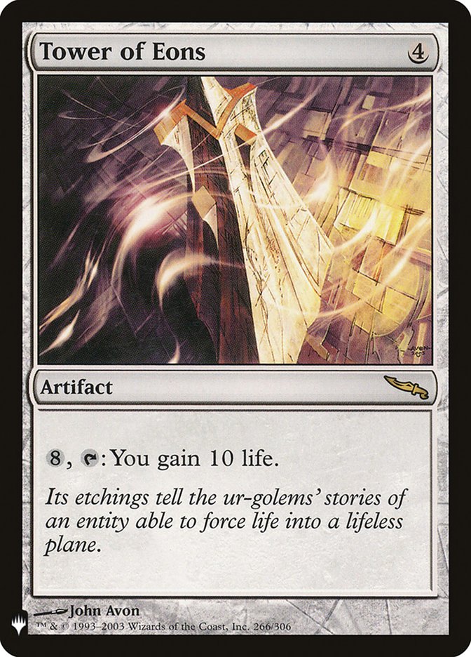 Tower of Eons [The List] | The Time Vault CA