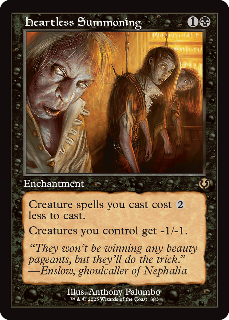 Heartless Summoning (Retro Frame) [Innistrad Remastered] | The Time Vault CA