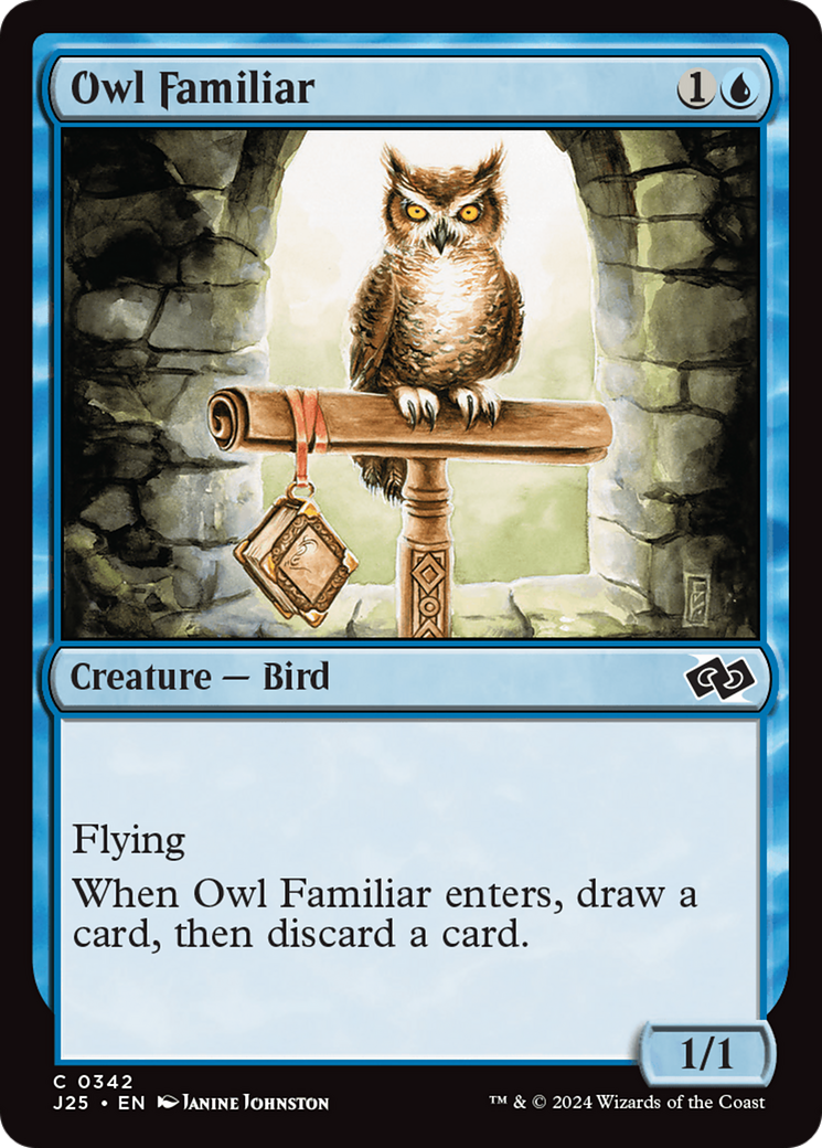 Owl Familiar [Foundations Jumpstart] | The Time Vault CA