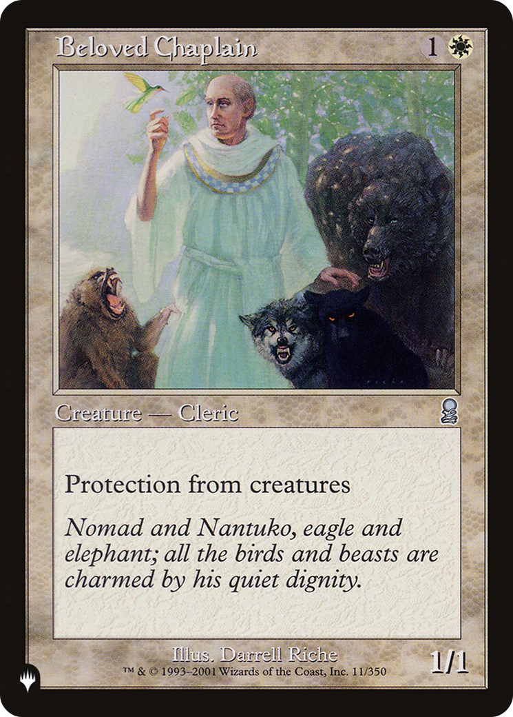 Beloved Chaplain [The List] | The Time Vault CA