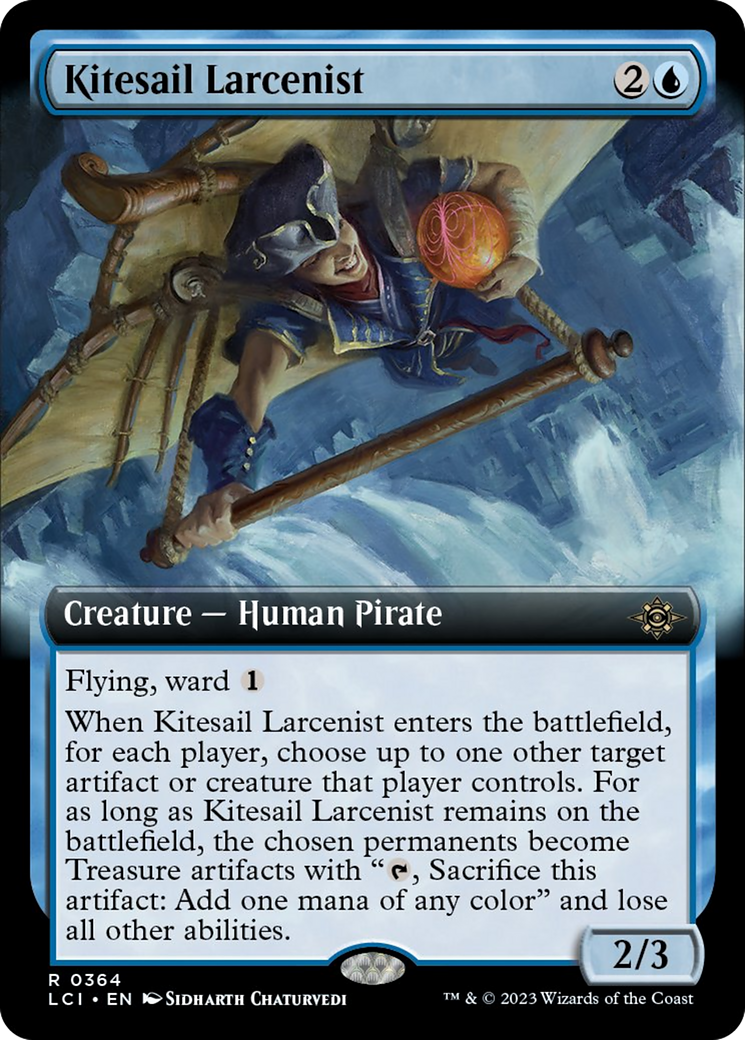 Kitesail Larcenist (Extended Art) [The Lost Caverns of Ixalan] | The Time Vault CA