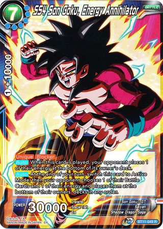 SS4 Son Goku, Energy Annihilator (BT11-049) [Vermilion Bloodline 2nd Edition] | The Time Vault CA