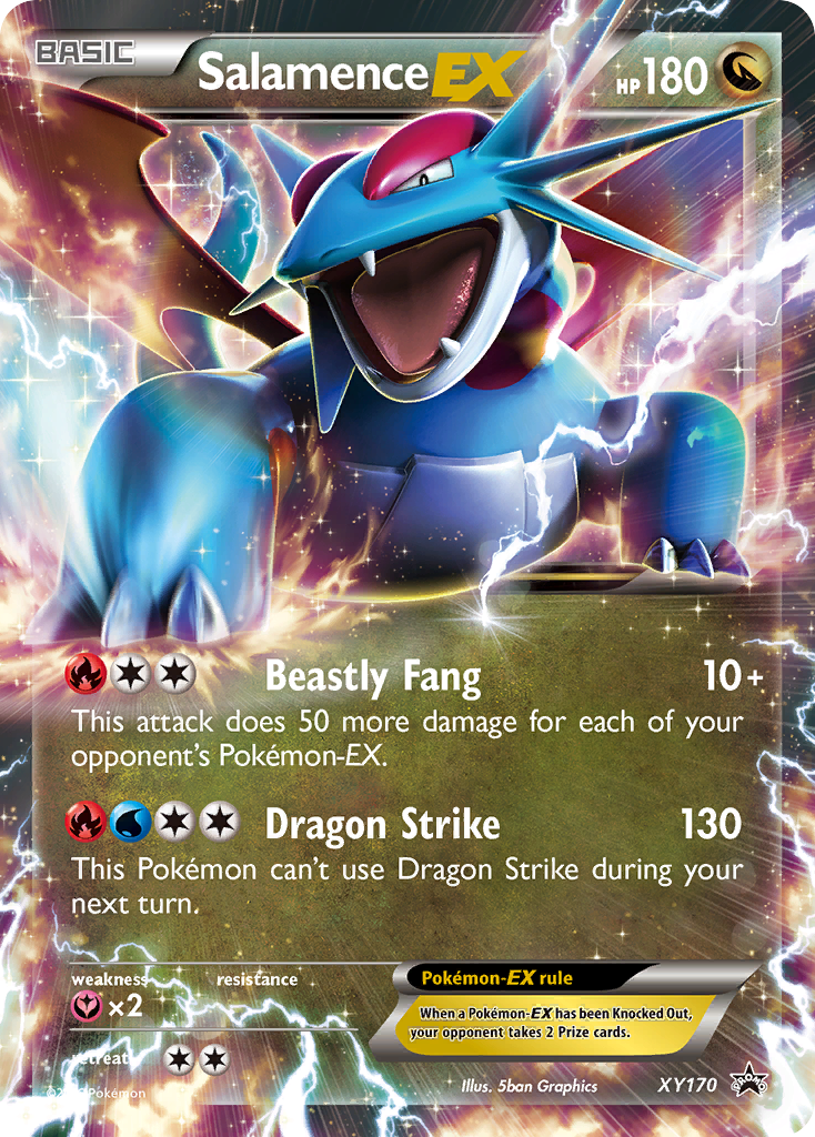 Salamence EX (XY170) [XY: Black Star Promos] | The Time Vault CA