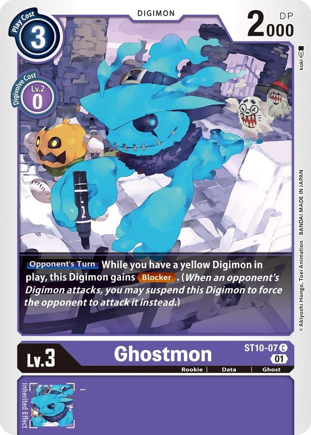 Ghostmon [ST10-07] [Starter Deck: Parallel World Tactician] | The Time Vault CA