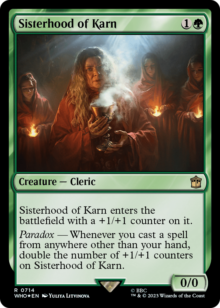 Sisterhood of Karn (Surge Foil) [Doctor Who] | The Time Vault CA