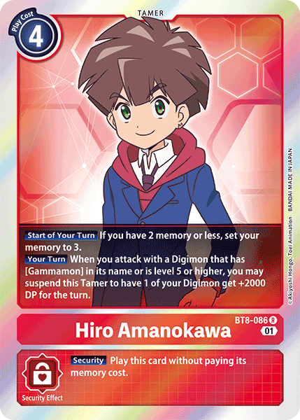 Hiro Amanokawa [BT8-086] [New Awakening] | The Time Vault CA