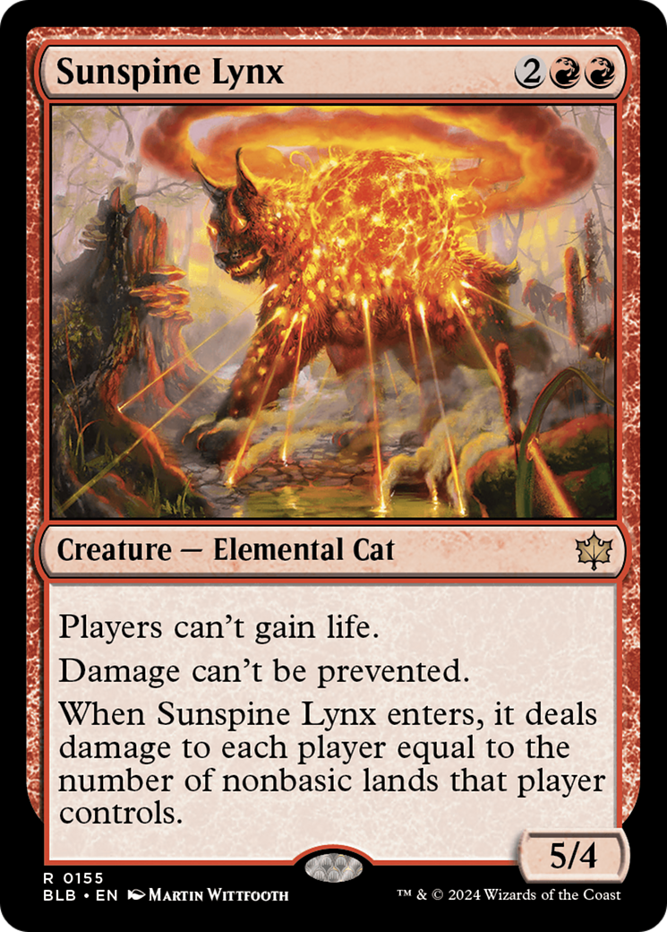 Sunspine Lynx [Bloomburrow] | The Time Vault CA