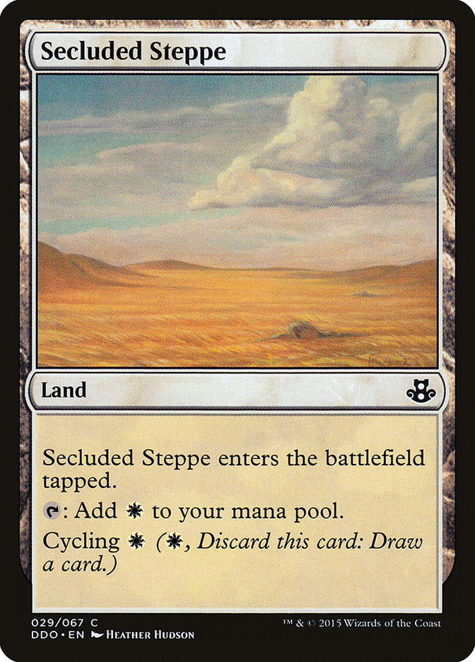 Secluded Steppe [Duel Decks: Elspeth vs. Kiora] | The Time Vault CA