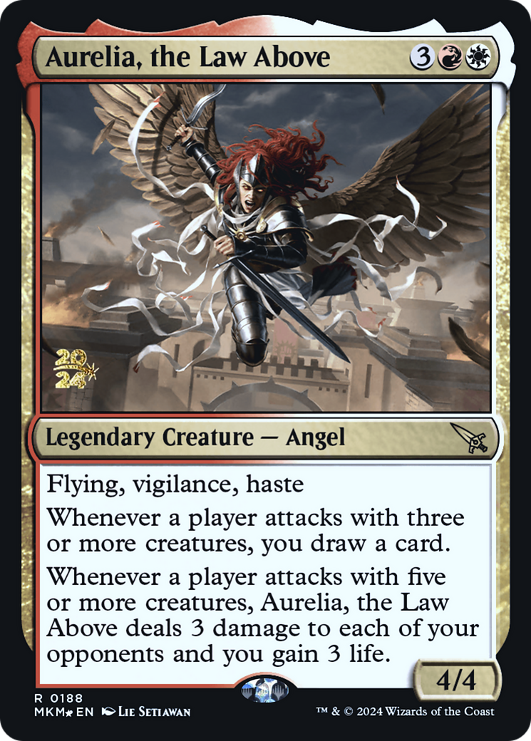 Aurelia, the Law Above [Murders at Karlov Manor Prerelease Promos] | The Time Vault CA