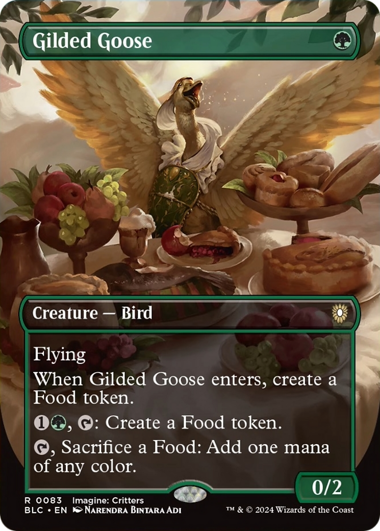 Gilded Goose (Borderless) [Bloomburrow Commander] | The Time Vault CA