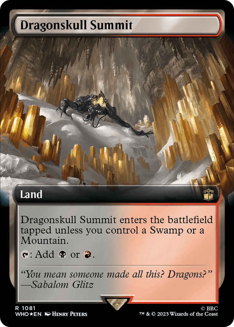 Dragonskull Summit (Extended Art) (Surge Foil) [Doctor Who] | The Time Vault CA