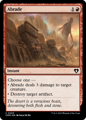 Abrade [Commander Masters] | The Time Vault CA