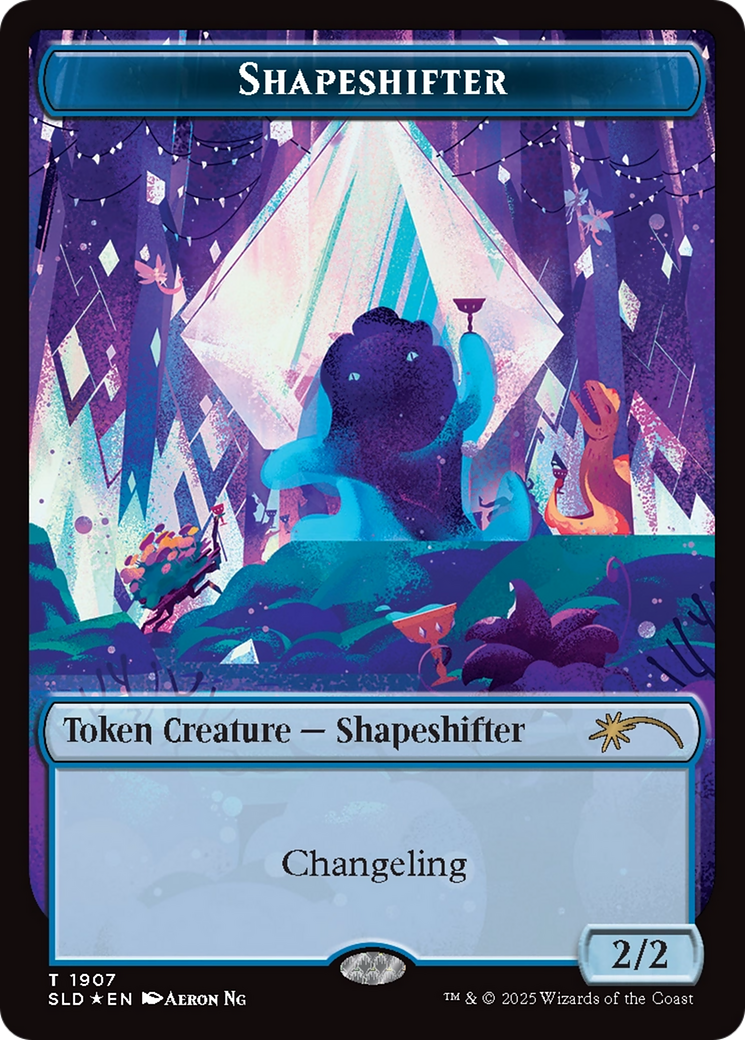 Shapeshifter Token (1907) (Double Rainbow Foil) [Secret Lair Drop Series] | The Time Vault CA