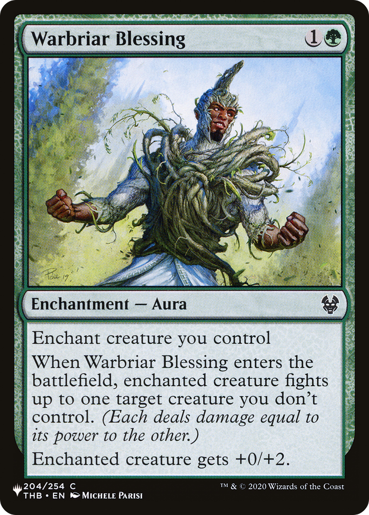 Warbriar Blessing [The List] | The Time Vault CA