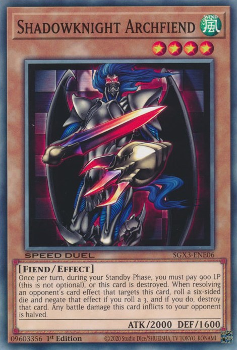 Shadowknight Archfiend [SGX3-ENE06] Common | The Time Vault CA