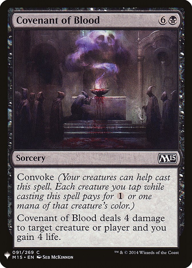 Covenant of Blood [Mystery Booster] | The Time Vault CA