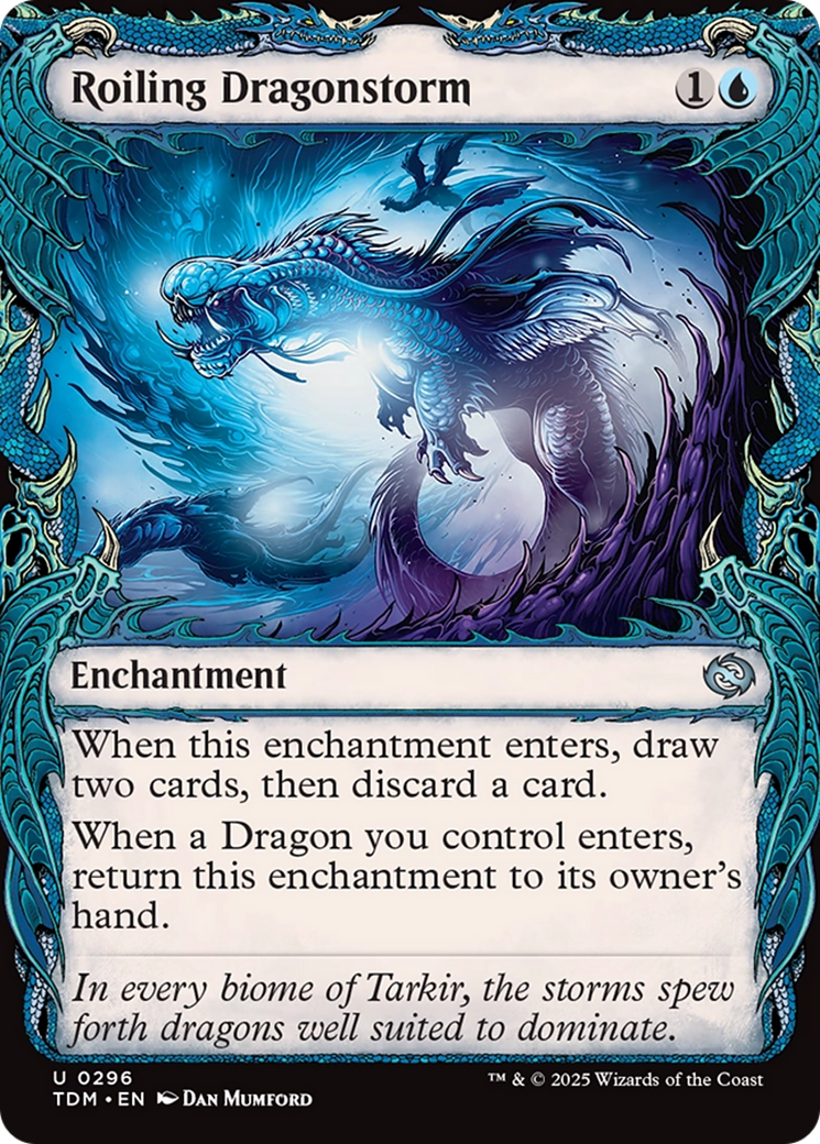 Roiling Dragonstorm (Showcase) [Tarkir: Dragonstorm] | The Time Vault CA