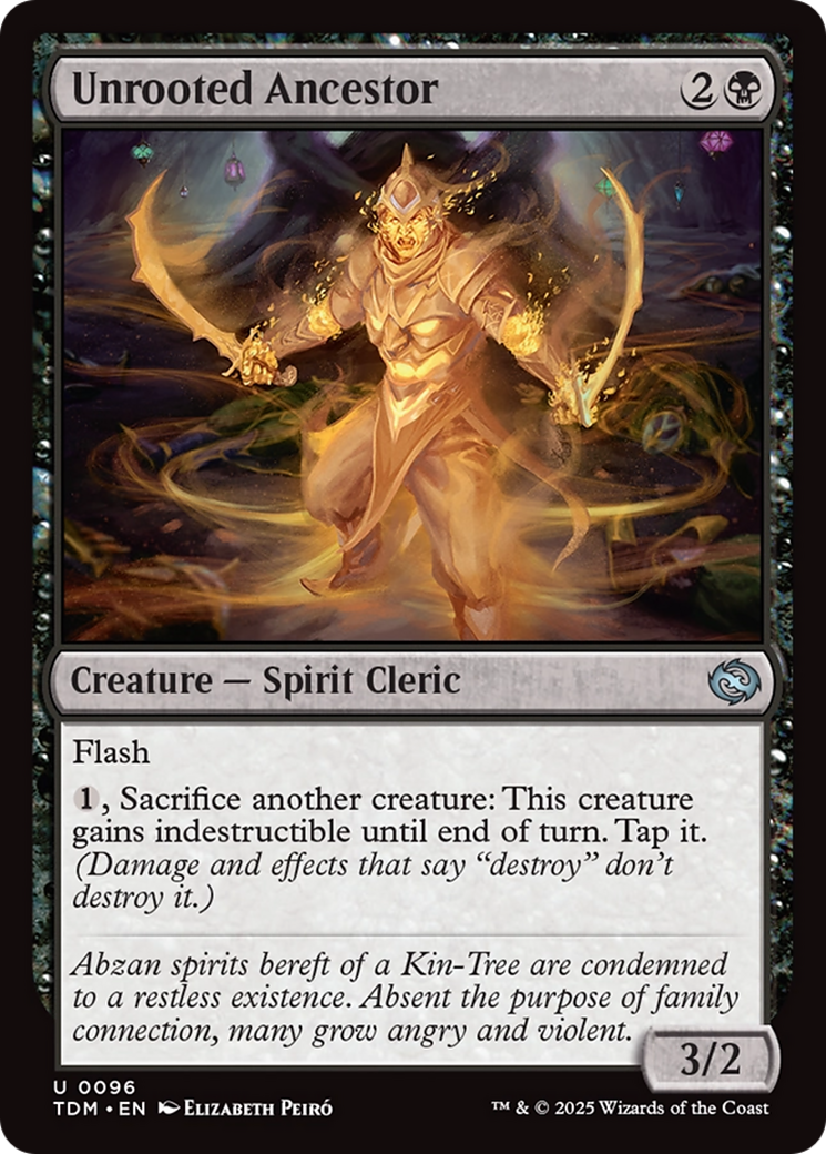 Unrooted Ancestor [Tarkir: Dragonstorm] | The Time Vault CA