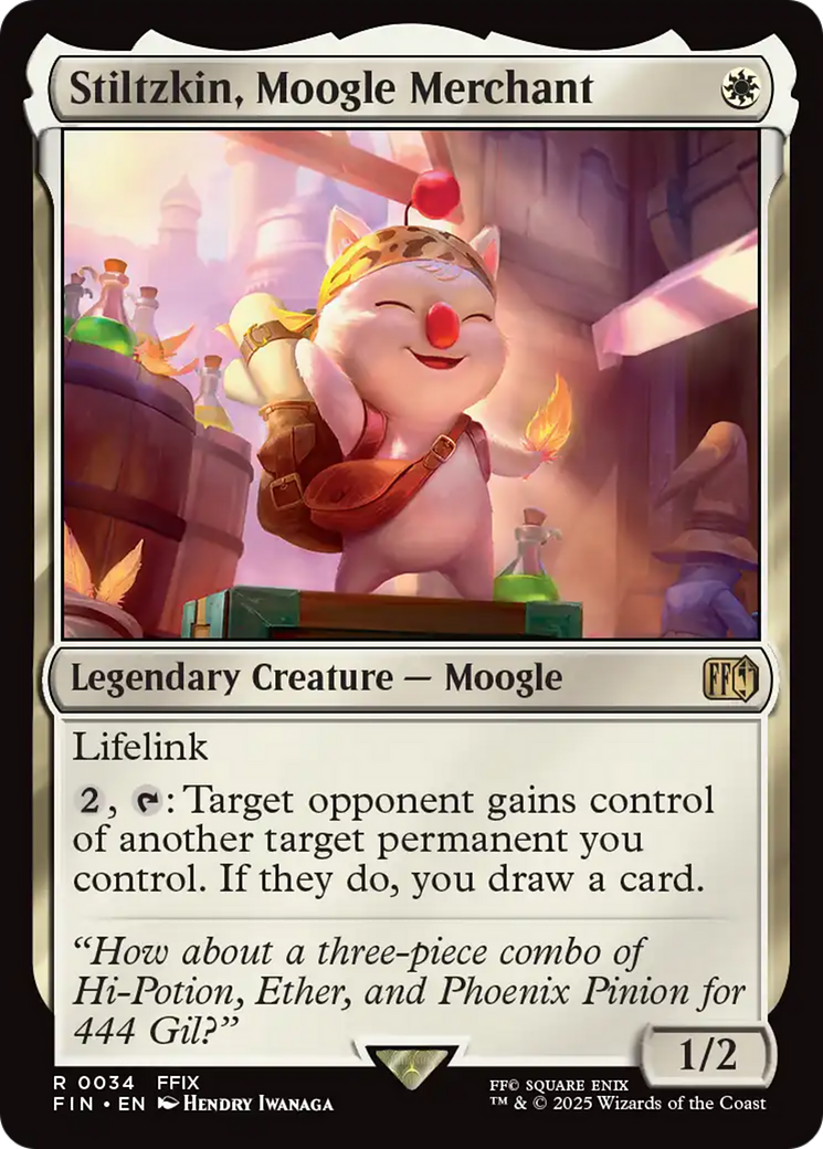 Stiltzkin, Moogle Merchant [FINAL FANTASY] | The Time Vault CA