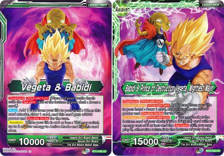 Vegeta & Babidi // Babidi & Prince of Destruction Vegeta, Mightiest Majin (BT11-062) [Vermilion Bloodline] | The Time Vault CA