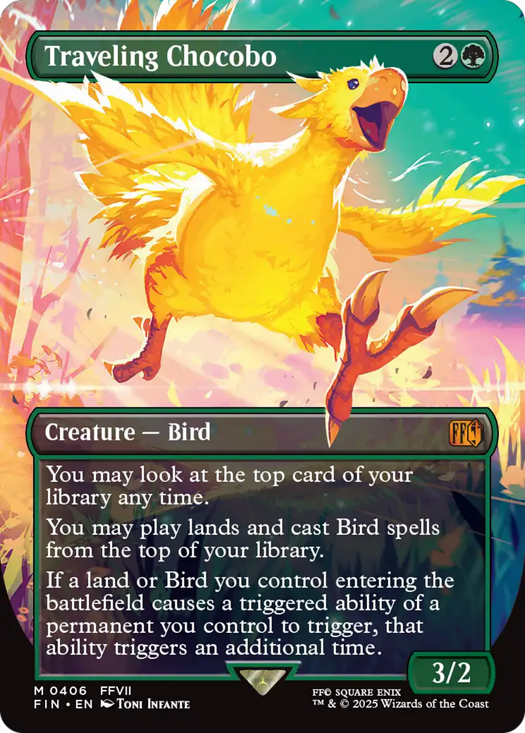 Traveling Chocobo (Borderless) [FINAL FANTASY] | The Time Vault CA