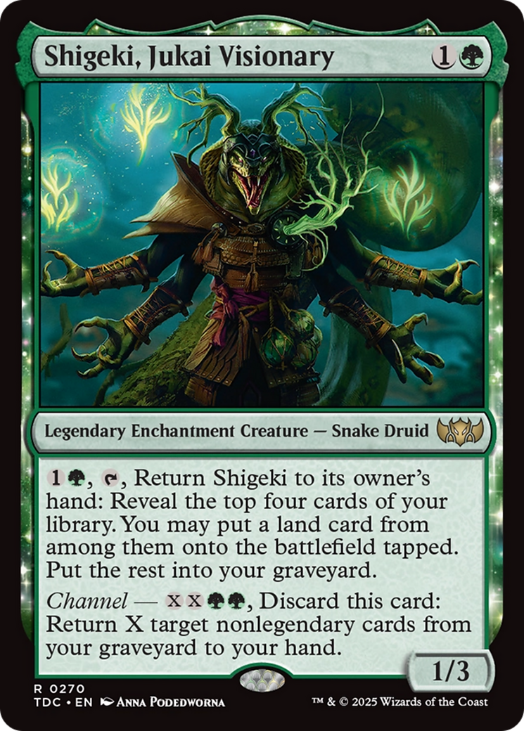 Shigeki, Jukai Visionary [Tarkir: Dragonstorm Commander] | The Time Vault CA