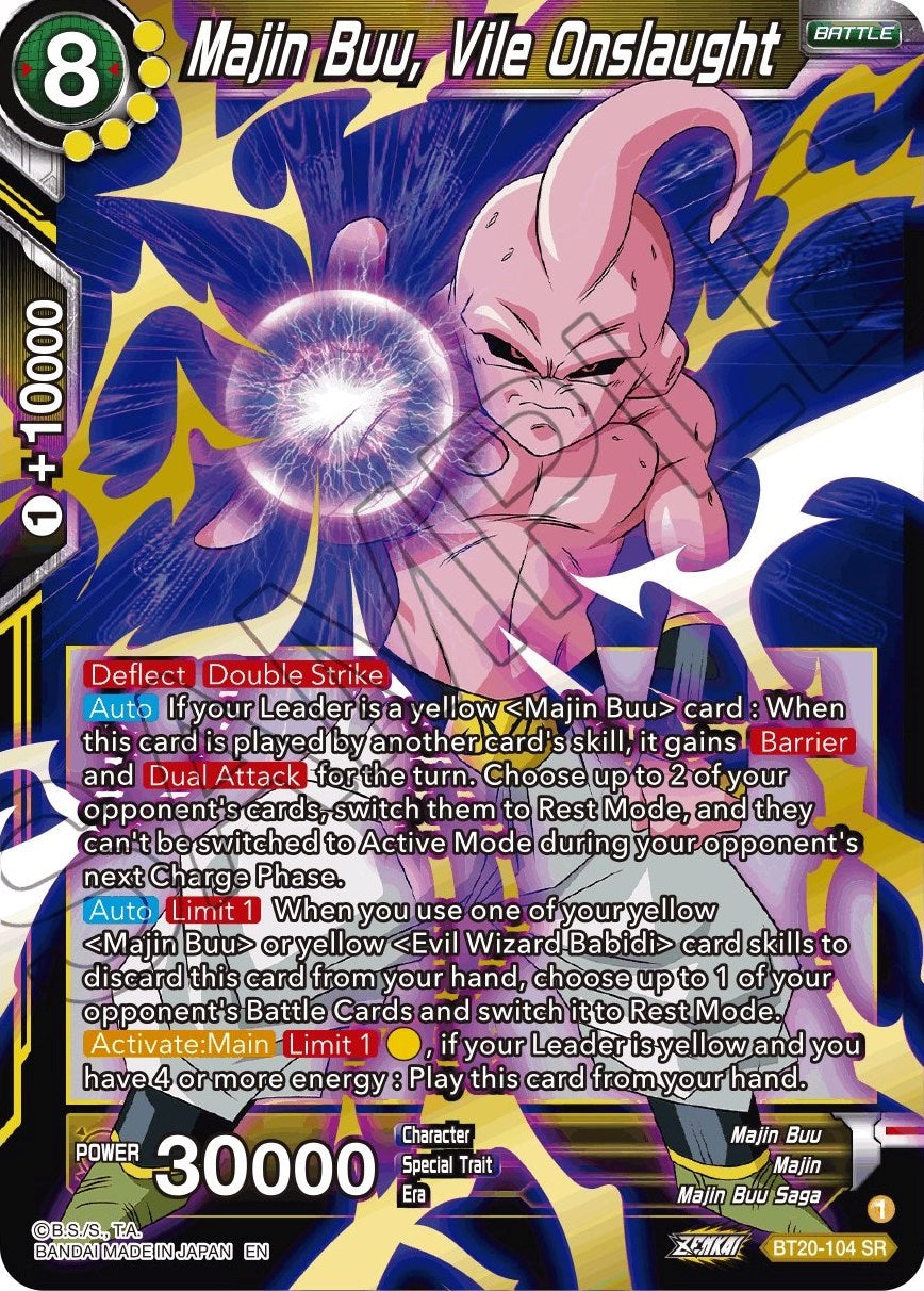 Majin Buu, Vile Onslaught (BT20-104) [Power Absorbed] | The Time Vault CA