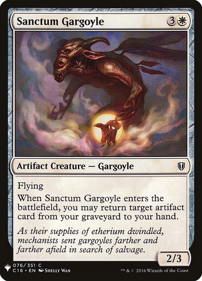 Sanctum Gargoyle [Mystery Booster] | The Time Vault CA