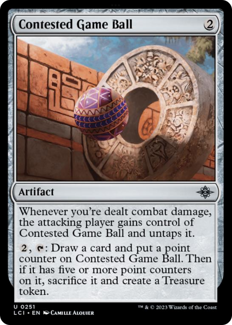 Contested Game Ball [The Lost Caverns of Ixalan] | The Time Vault CA