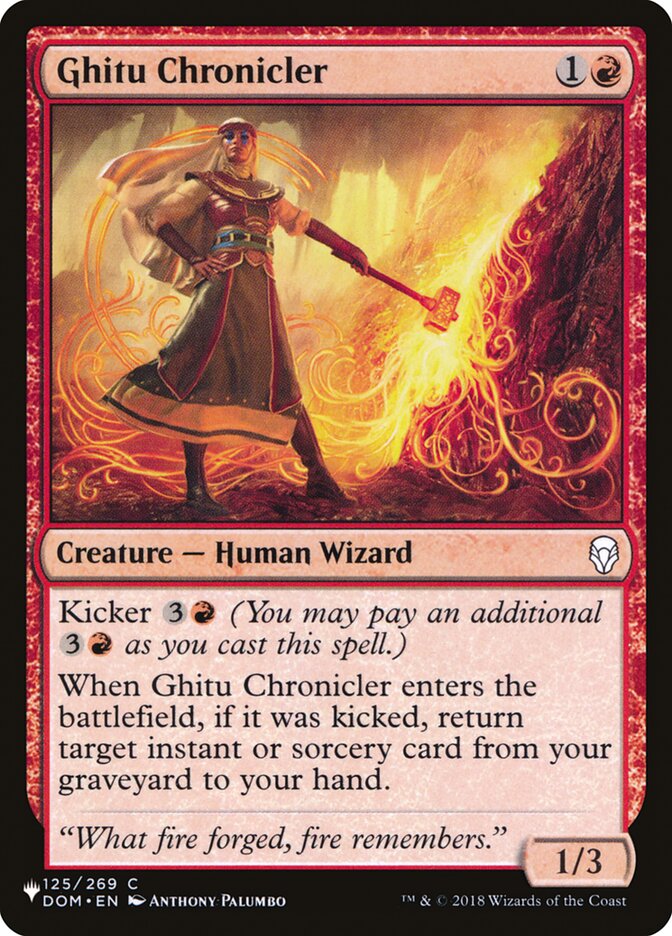 Ghitu Chronicler [The List] | The Time Vault CA